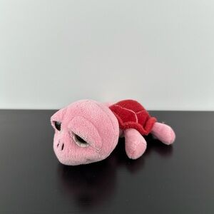 Russ Berrie Lil Peepers Squirtle Turtle 6” Pink Red Plush Stuffed Animal Peeper